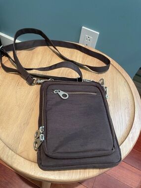 Baggallini Compact Crossbody Bag in Brown